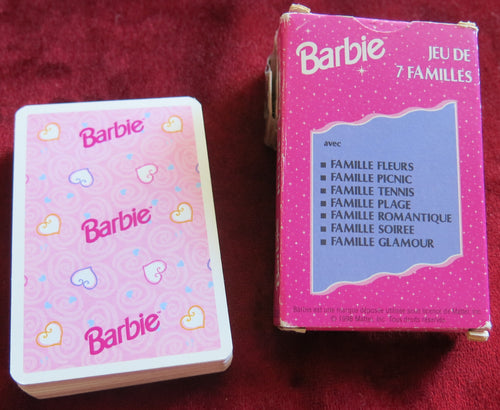 Barbie 1998 doll Vintage Card game
