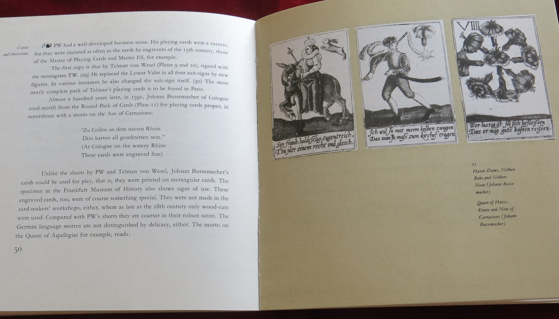 A Pack of Cards by Master PW – 1974 Edition Leipzig – Rare Round Renaissance Deck