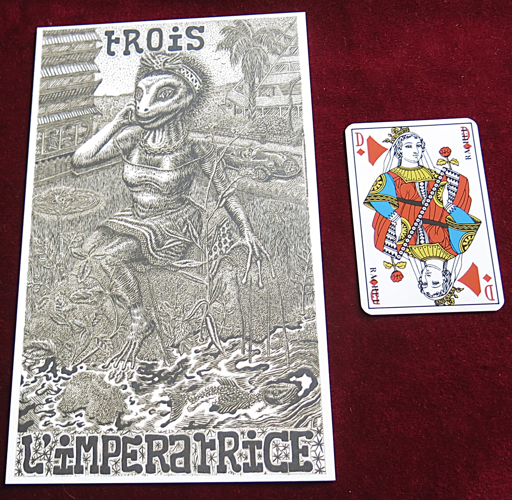 Tarot Alpin de Marseille – Édition limitée à 500 exemplaires – Tarot d'art grand format – Jeu de collection rare