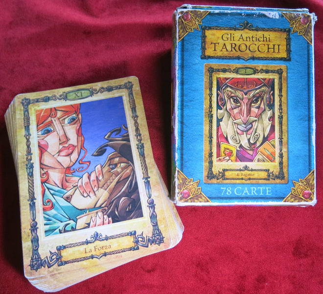 The Ancient Glass Tarot - 1981 Big Trumps - VERY RARE