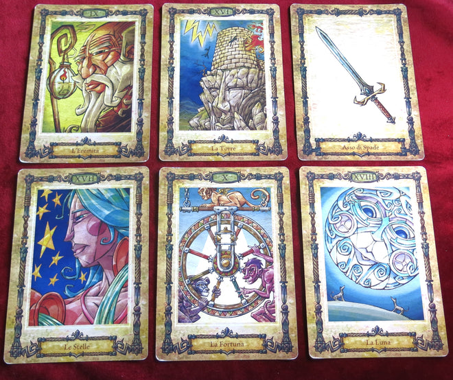 The Ancient Glass Tarot - 1981 Big Trumps - VERY RARE