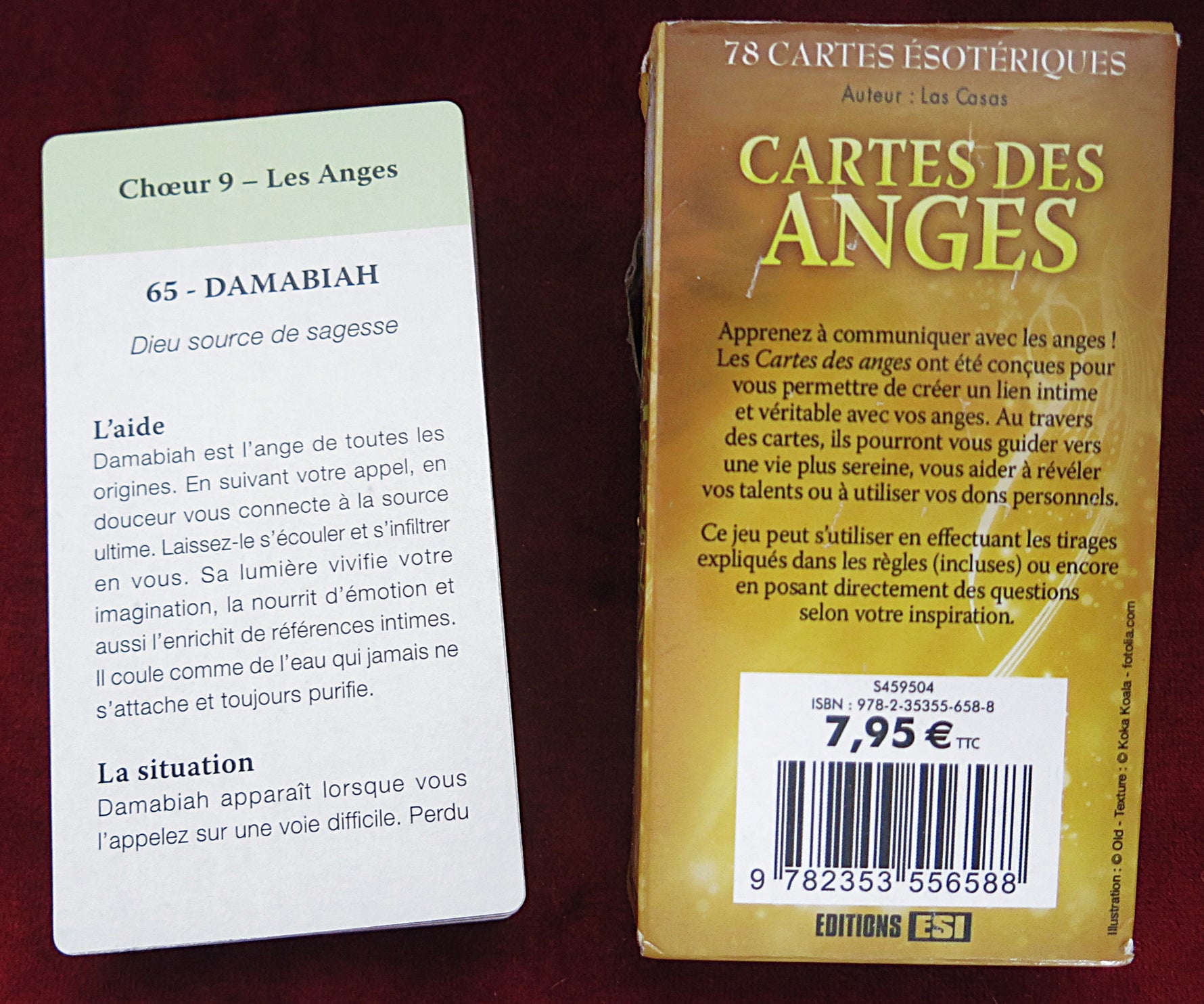 Cartes des anges : oracle spirituel – 78 cartes ésotériques