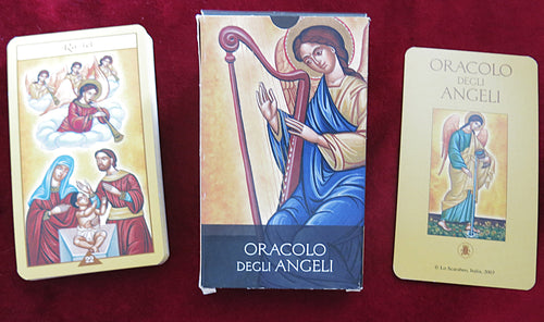 Vintage Oracle of the Angels + Instructions – Christian Oracle Deck(2003, Lo Scarabeo) – Rare Out of Print