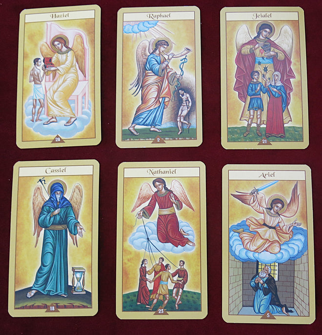 Vintage Oracle of the Angels + Instructions – Christian Oracle Deck(2003, Lo Scarabeo) – Rare Out of Print