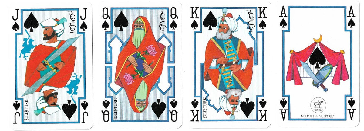 Cartes à jouer arabes n° 2141 – 2 jeux scellés – Franz Küngraber – v. 1978