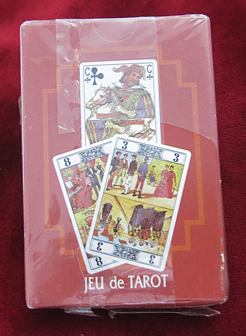Vintage Arcanes et Cavaliers du MINI Jeu de Tarot by Fournier (c.1980s)