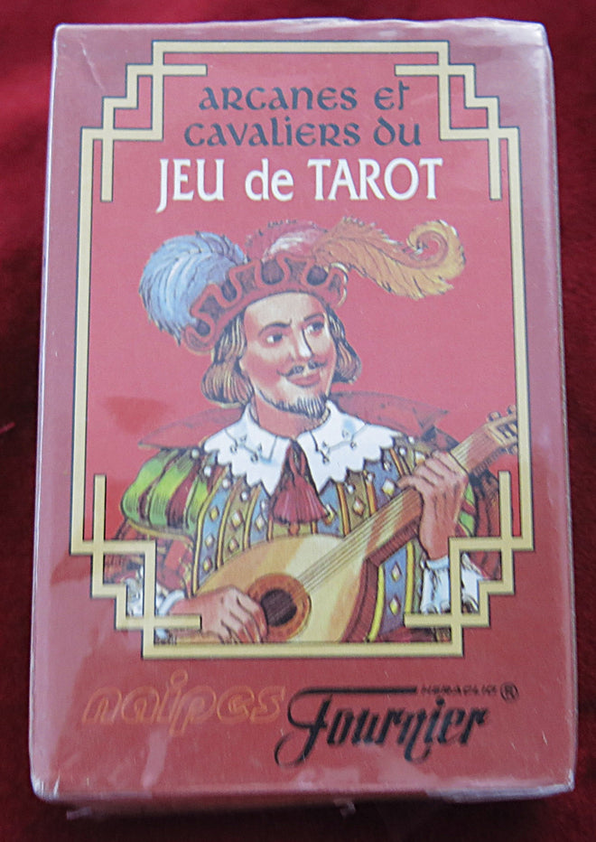 Vintage Arcanes et Cavaliers du MINI Jeu de Tarot by Fournier (c.1980s)