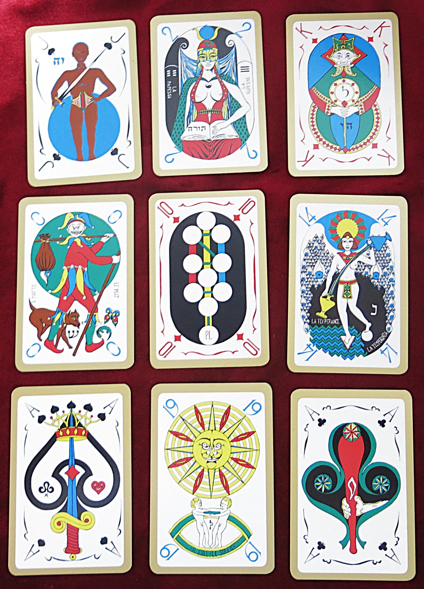 Tarocchi Archinstudio (1976) – Guido Bolzani Rare Italian Tarot Deck – Marseille System