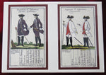 Infanterie française 1757 – Cartes à jouer historiques – Double jeu HERON