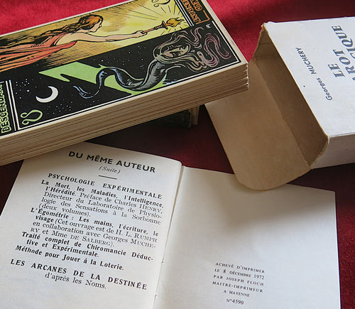 Le Tarot Astrologique (1972) – Vintage Astrological Tarot Deck -  by Georges Muchery | Complete with 48 Cards, Box & Booklet