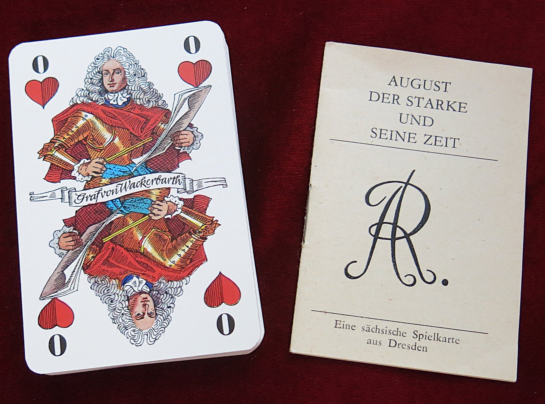 Augustus the Strong Playing Cards –  1985 Günter Schmitz Historical Cards