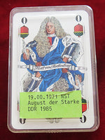 Augustus the Strong Playing Cards –  1985 Günter Schmitz Historical Cards