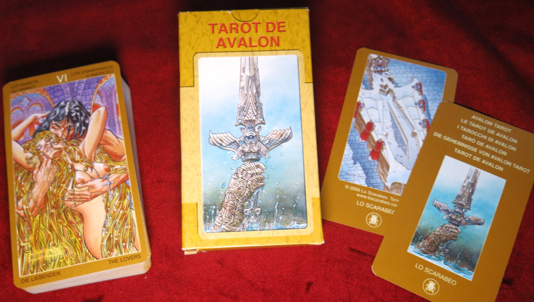 Tarot de Avalon + Instructions - 2000s medieval fantasy tarot - Claves y Secretos del Tarot