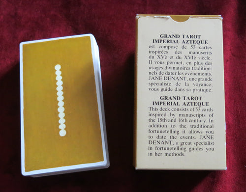 Aztec tarot deck 1986 - Aztec art oracle cards