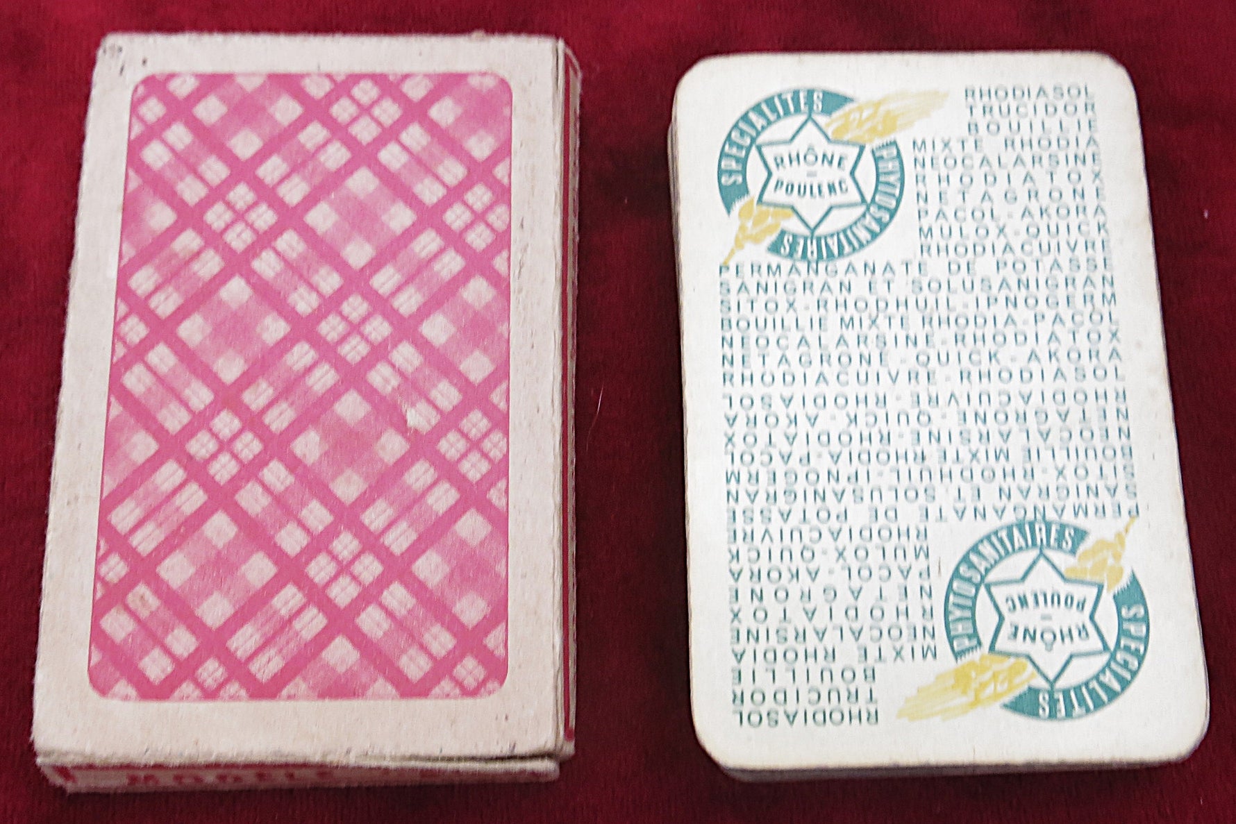 Rare jeu de cartes BANCO des années 1950 – Jeu de cartes français dans sa boîte d'origine