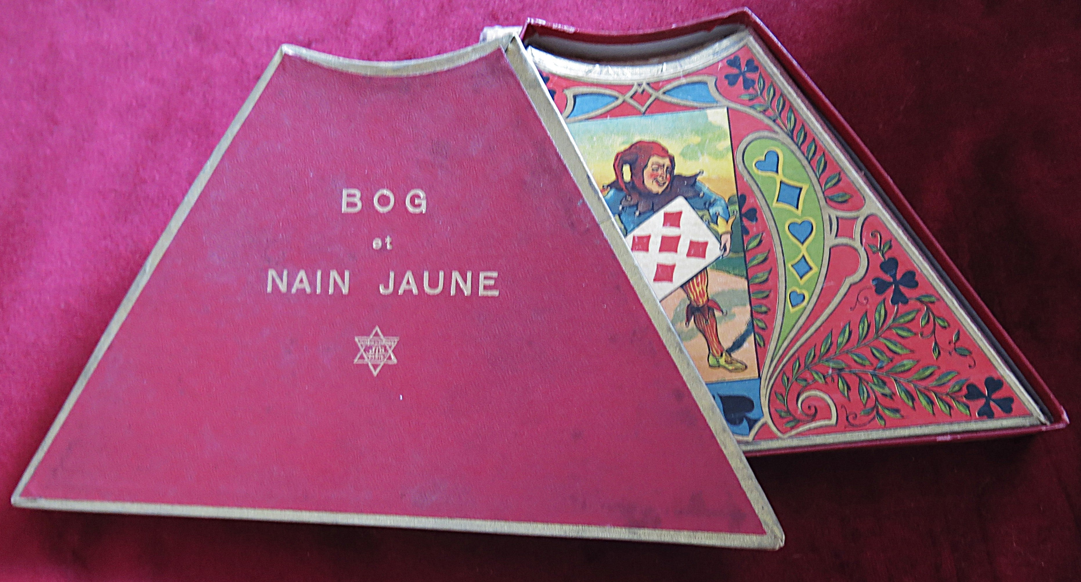 Antique French Game “BOG & NAIN JAUNE” – Late 19th / Early 20th Century