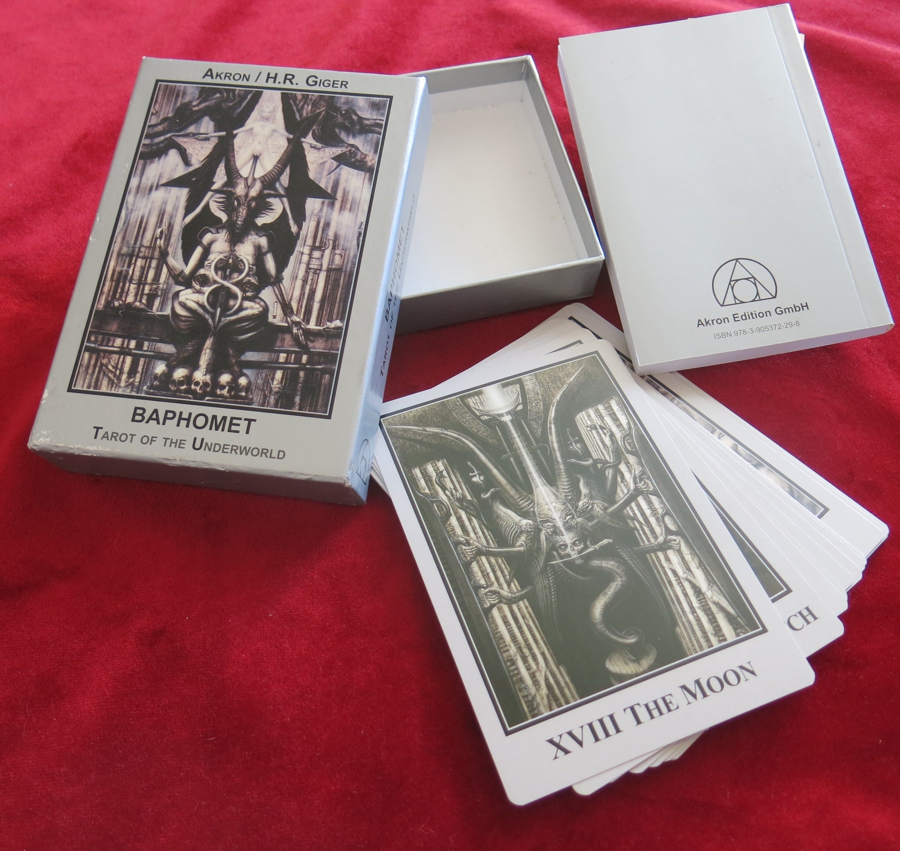 Baphomet: Tarot of the Underworld by H.R. Giger & Akron (2010 Edition – Rare Collector’s Set)