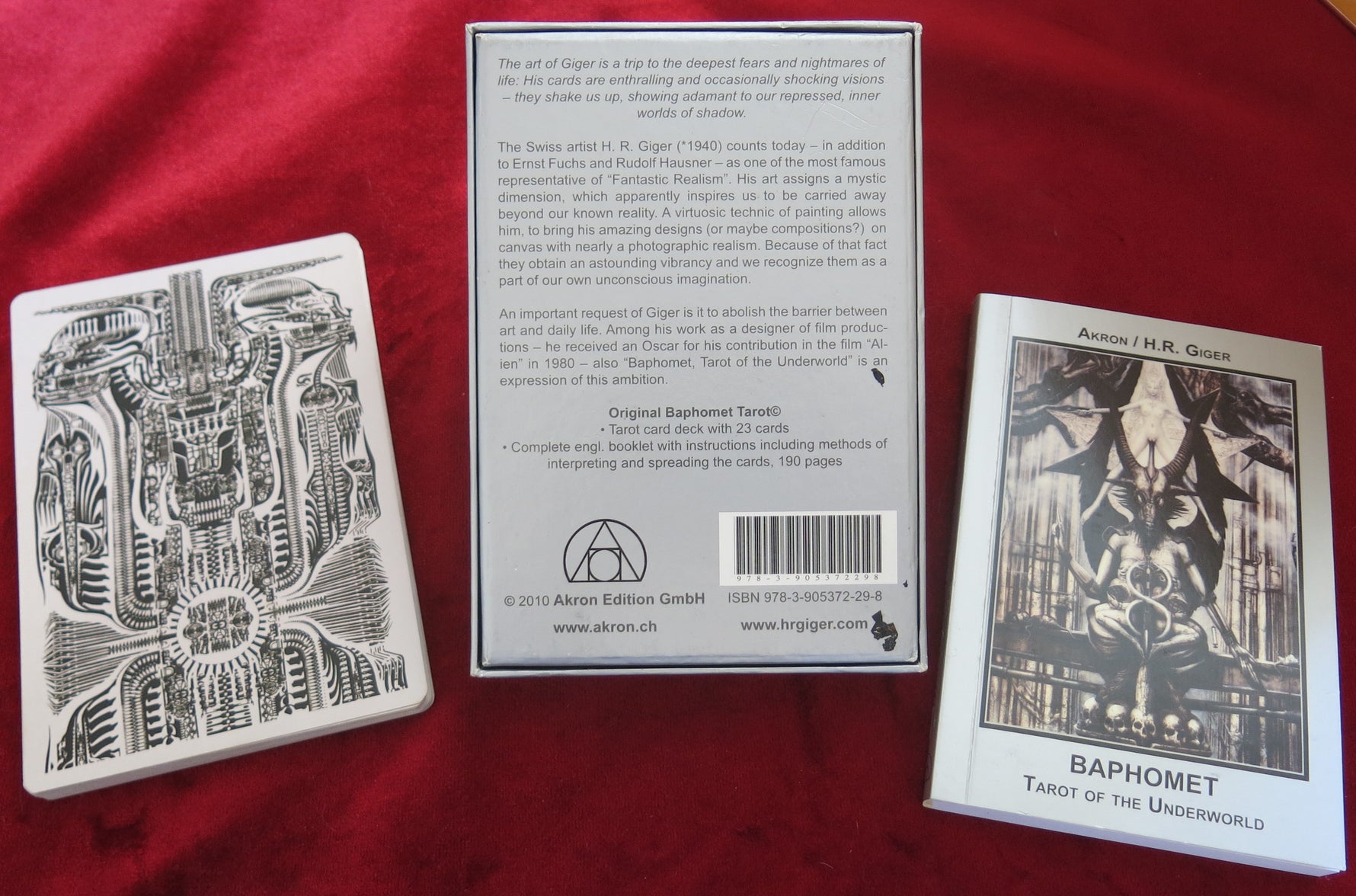 Baphomet: Tarot of the Underworld by H.R. Giger & Akron (2010 Edition – Rare Collector’s Set)