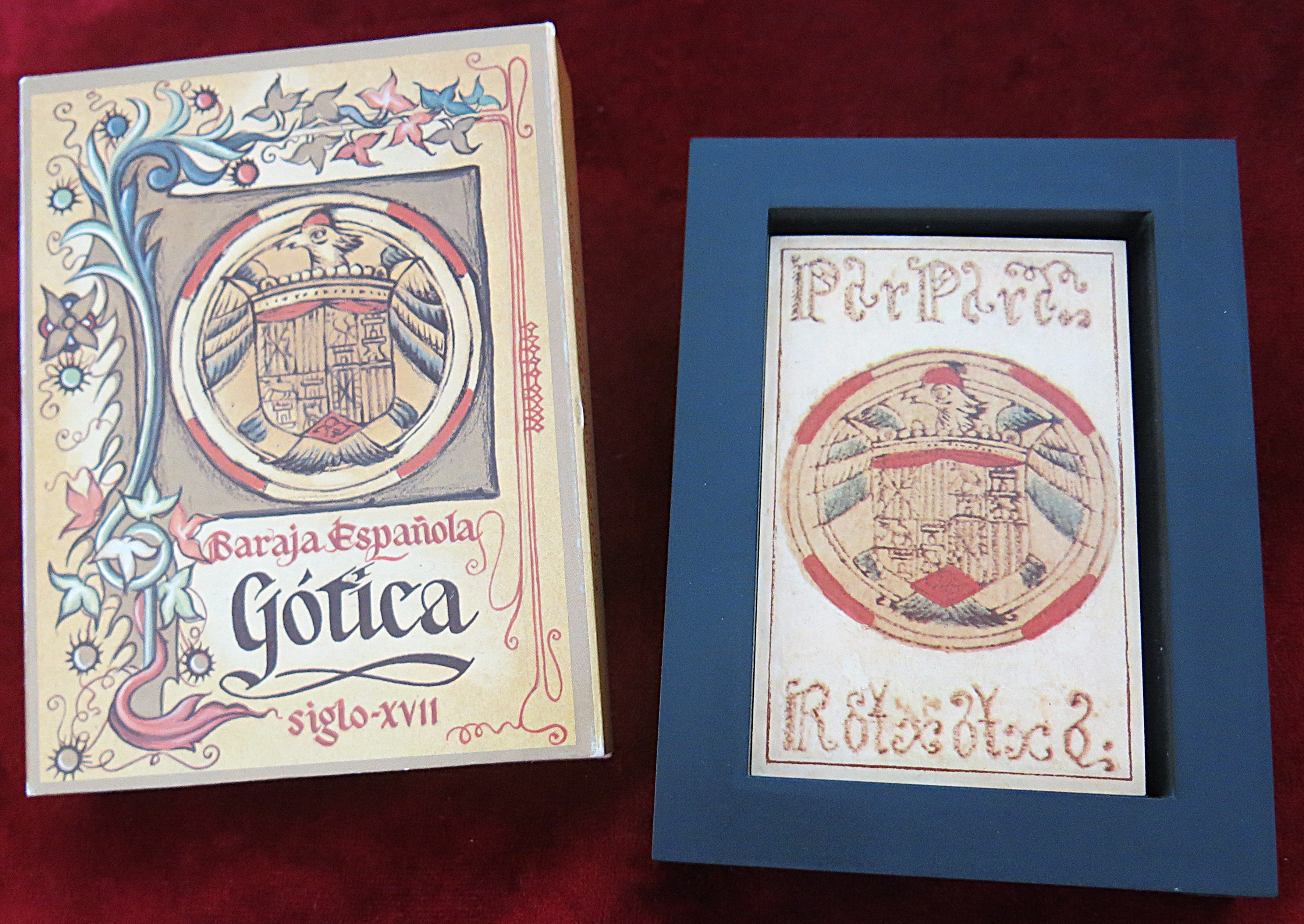 Baraja Española Gótica 17th Century - 1983 Spain Historical Playing Cards