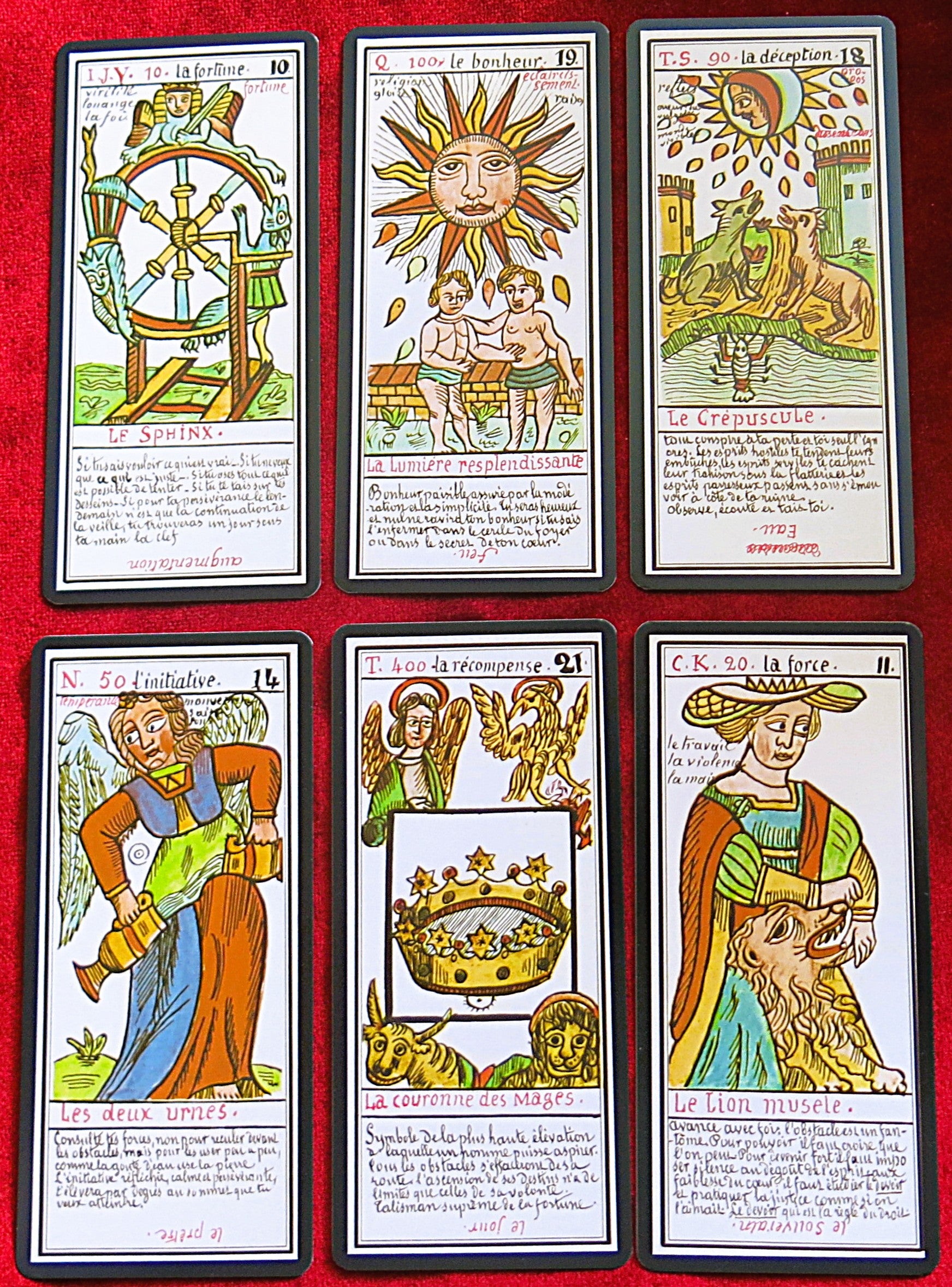 Grand Tarot Belline facsimile, Tarot de Belline, Edmond Billaudot, Magus Edmond, Napoleon III tarot, vintage tarot facsimile, limited edition tarot, French tarot reproduction, esoteric tarot, divination deck, occult tarot, antique tarot reproduction, 1966 tarot facsimile, collector’s tarot