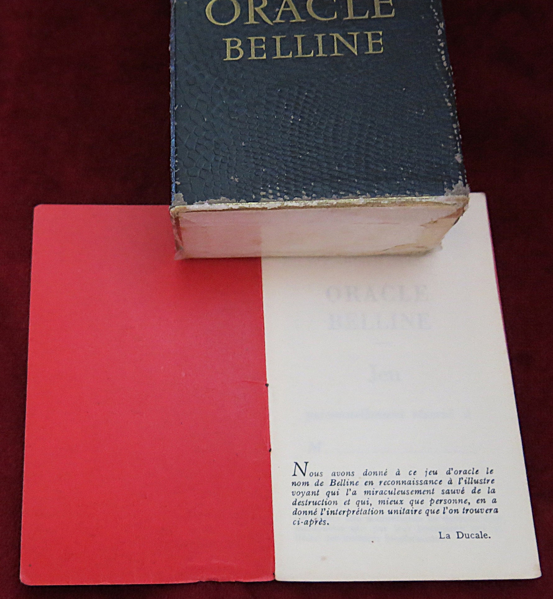 Belline Classic 1960 Gold Edges Edition – VERY RARE Collector deck – LA DUCALE