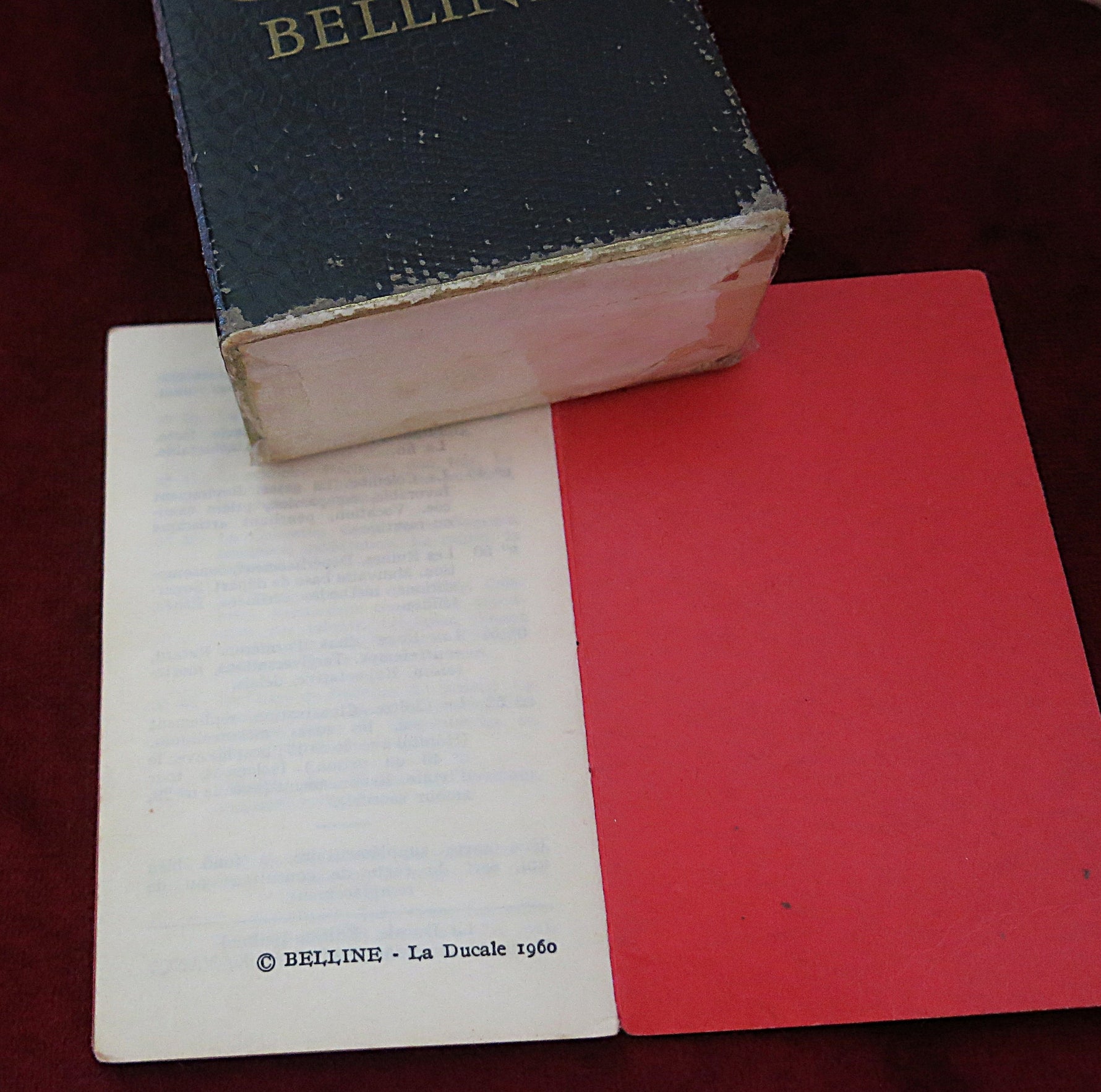Belline Classic 1960 Gold Edges Edition – VERY RARE Collector deck – LA DUCALE