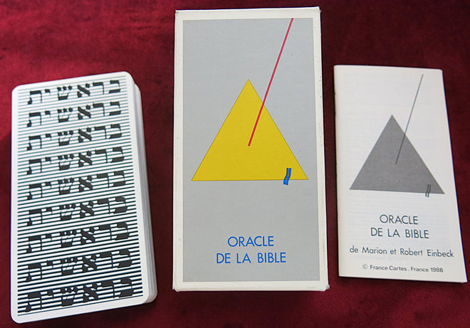 The Bible Oracle 1986 - Sacred geometry Cards - The Book of Wisdom Cards