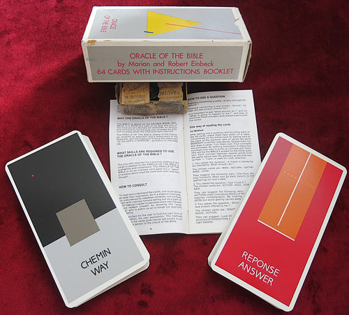 The Bible Oracle 1986 - Sacred geometry Cards - The Book of Wisdom Cards