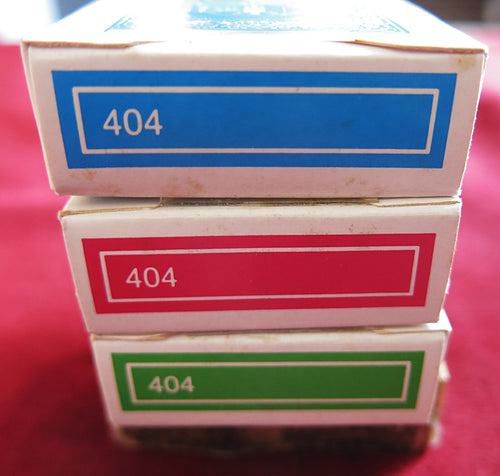 Jeu de 3 jeux de cartes miniatures Vintage Bicycle Rider Back – (série 404, années 1990)