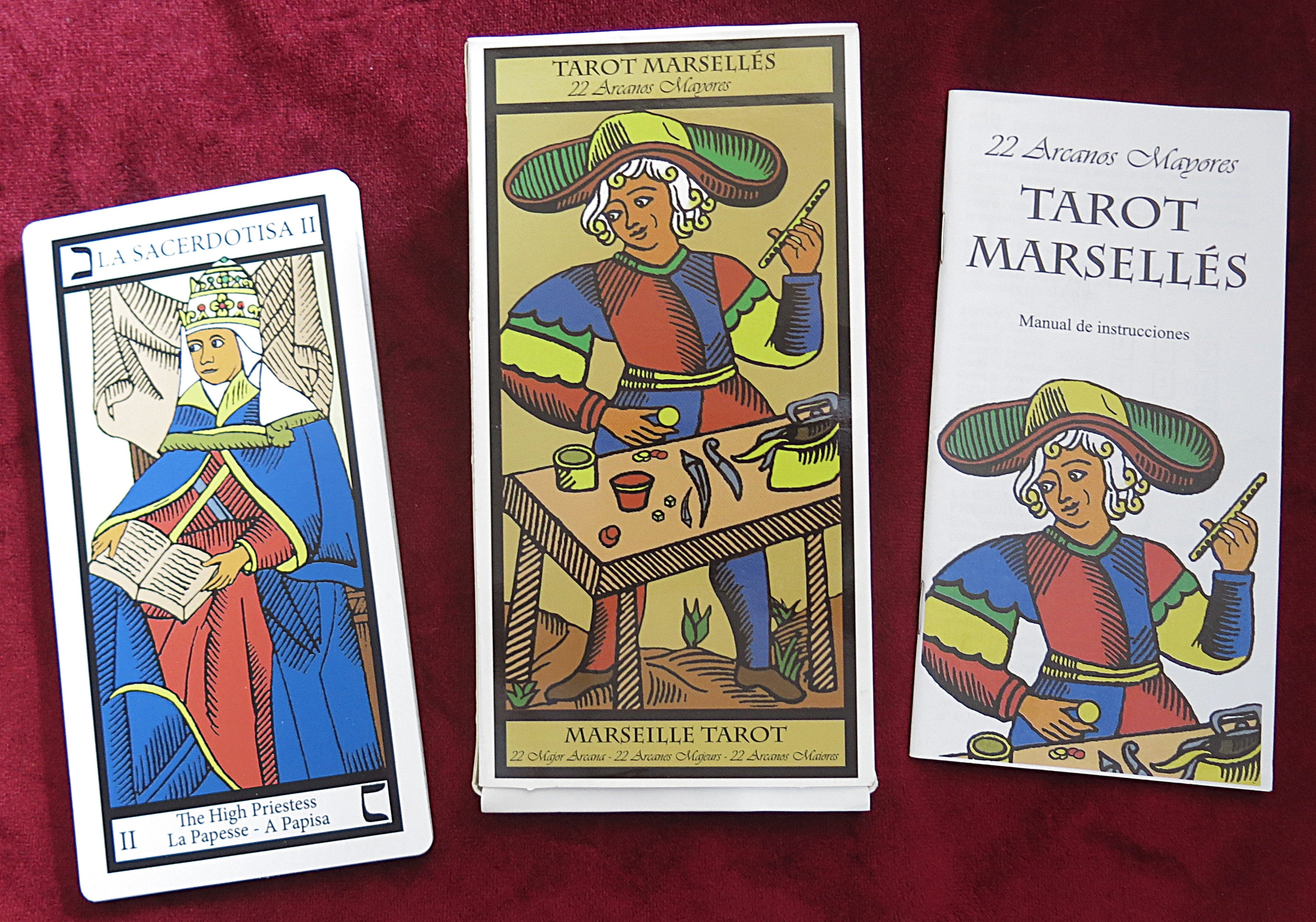 Tarot Marsellés – Naipes Comas 1980s Large Trumps Edition (Spain)