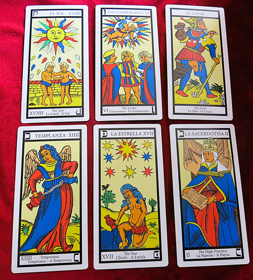 Tarot Marsellés – Naipes Comas Années 1980 Édition Grands Atouts (Espagne)