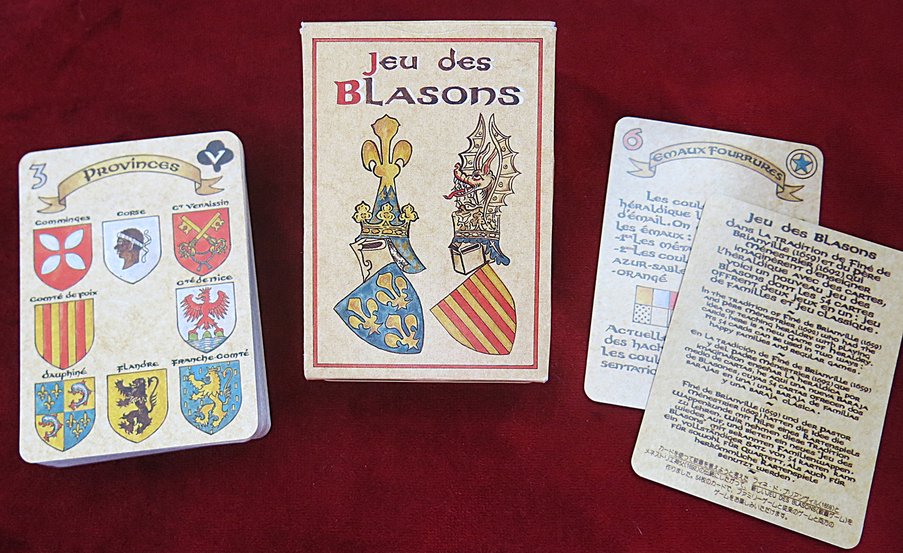 French Heraldry Card Game – Jeu des Blasons (Dusserre) 1994
