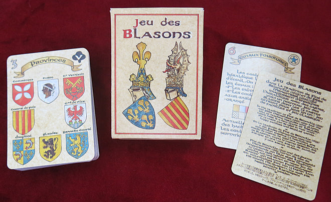 Family Coat of Arms Rules 1994 deck of cards - Vintage French card game