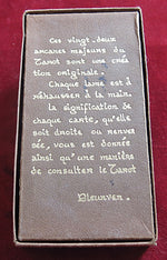 Obscure Tarot “Bleunven” Hand-Drawn Major Arcana – Private Occult Deck c. 1950s