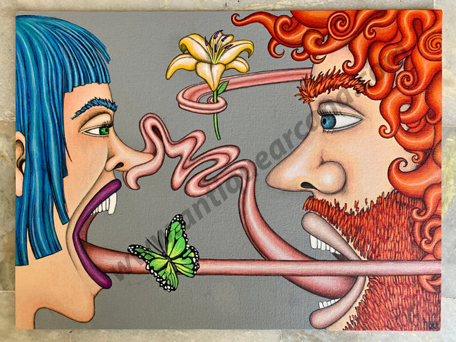 Bö's "AFFECTION" Original Art Work - Ayahuasca Vision Style