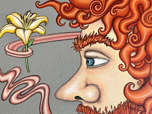 Bö's "AFFECTION" Original Art Work - Ayahuasca Vision Style