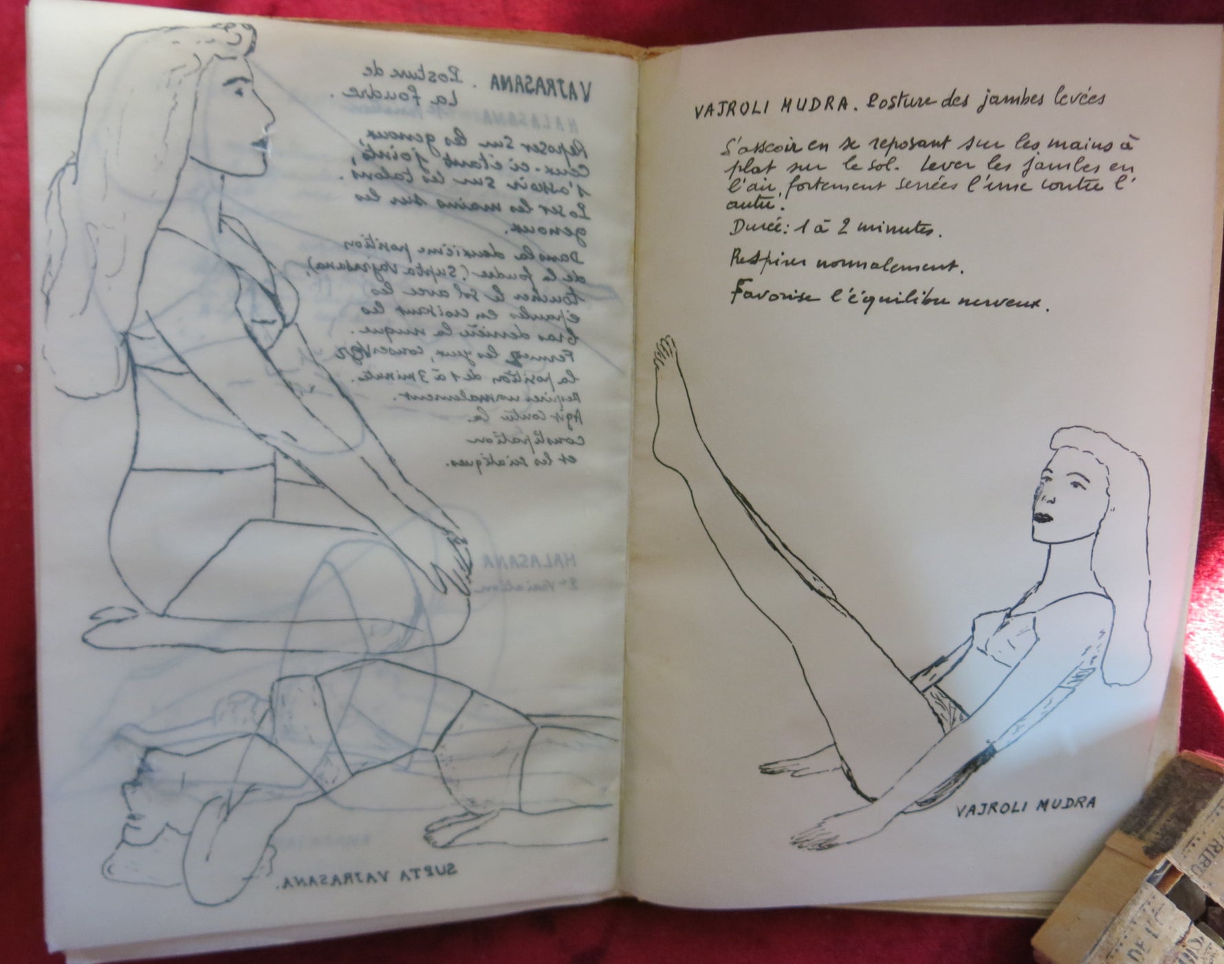 ASANAS - HATHA YOGA 1946 rare book
