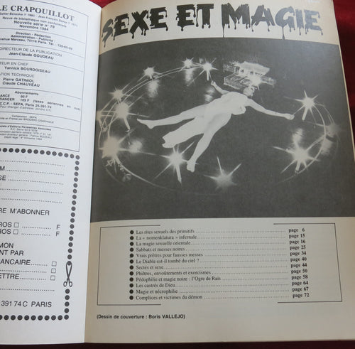 Sex & Magic 1984: Ancient Rites journal - Bizarre Sado-Masochism,S&M Bondage