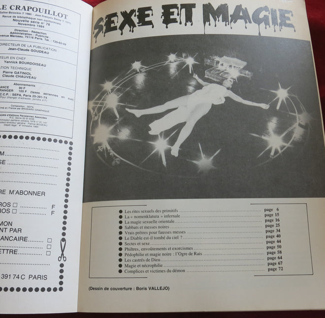 Sex & Magic 1984: Ancient French journal