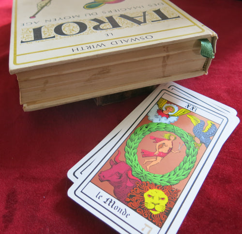 Tarot + Book by Oswald Wirth 1966 - LE TAROT Des Imagiers Du Moyen Age