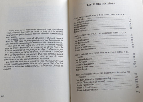 Le Guide des Réussites – Divination avec les Jeux de Patience (1988)