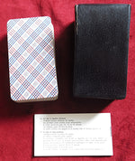 CM Double Scene with Leatherette Case  80s - Vintage French Tarot Playing Card Deck