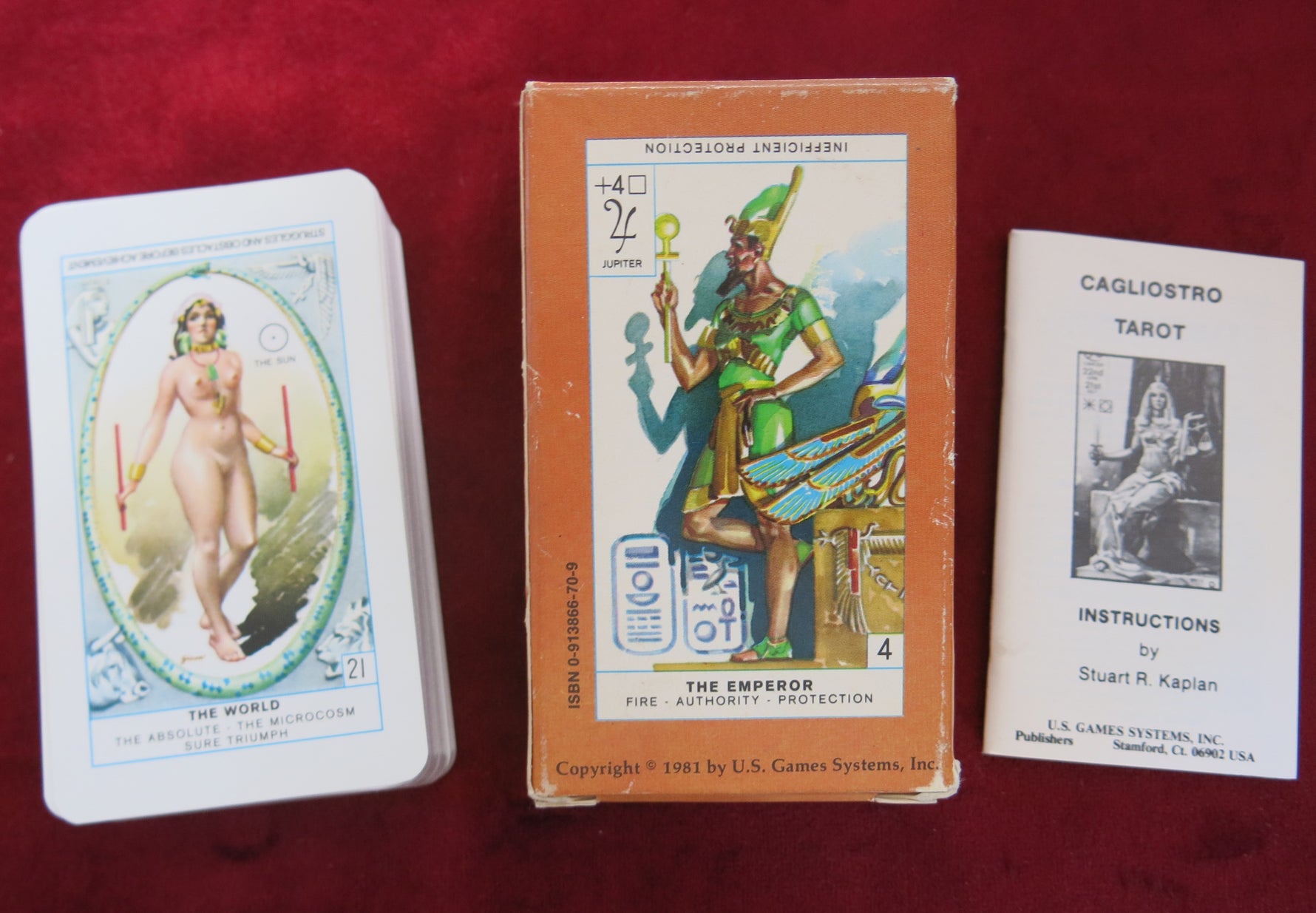 Jeu de Tarot Cagliostro 1981 - JEU DE TÊTE À COLLECTIONNER