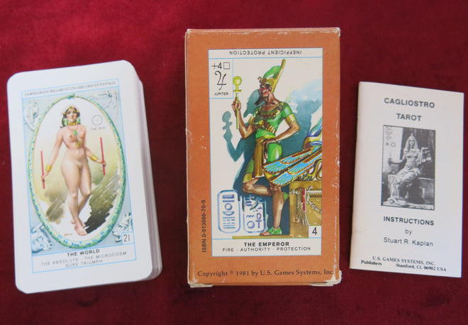 Cagliostro Tarot deck 1981 - HIGHLY COLLECTIBLE DECK