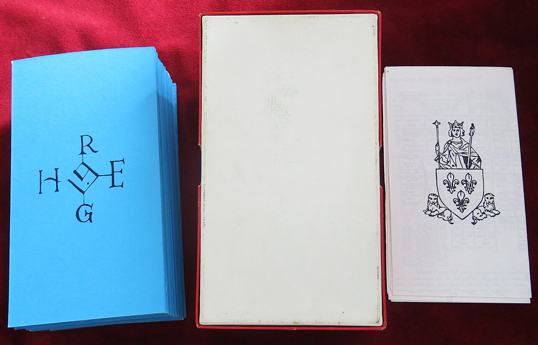 Le Tarot des Capétiens (1987) – Limited Numbered Edition 75/140 on Arches Paper