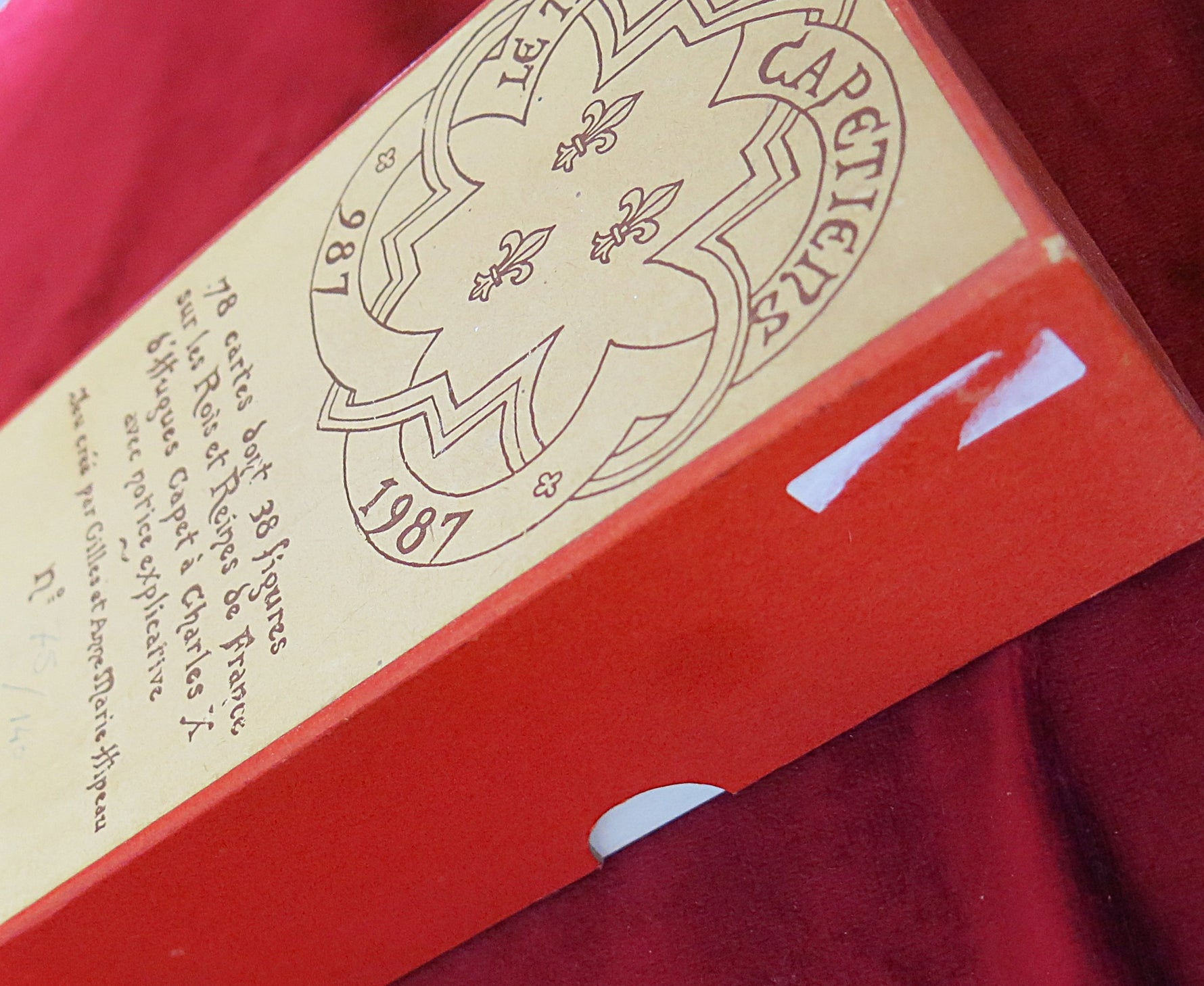 Le Tarot des Capétiens (1987) – Limited Numbered Edition 75/140 on Arches Paper