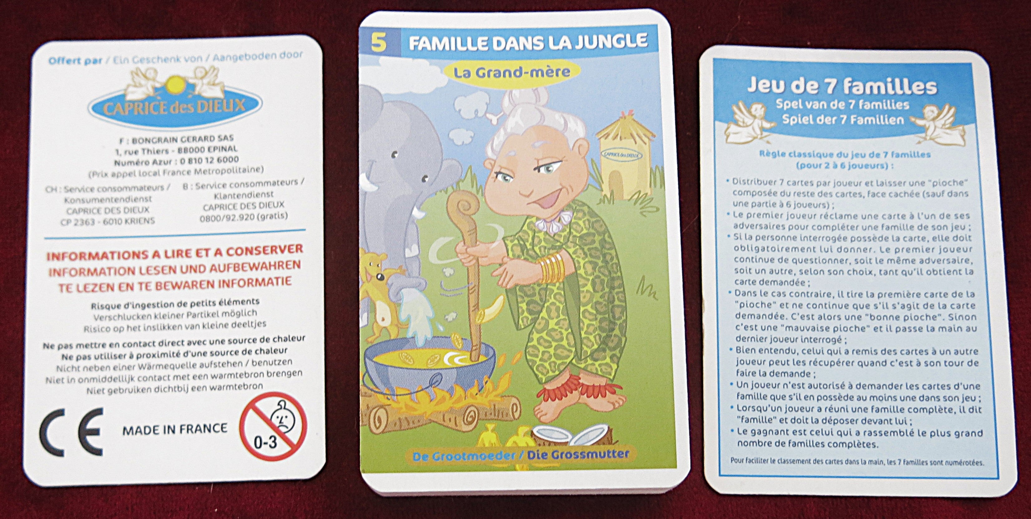 Caprice des Dieux Family Card Game – Vintage Promotional Deck
