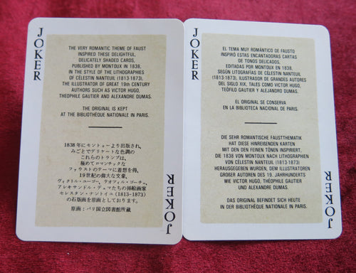 Romantic Nanteuil 1976 Playing Cards – Facsimile of the 1838 Edition