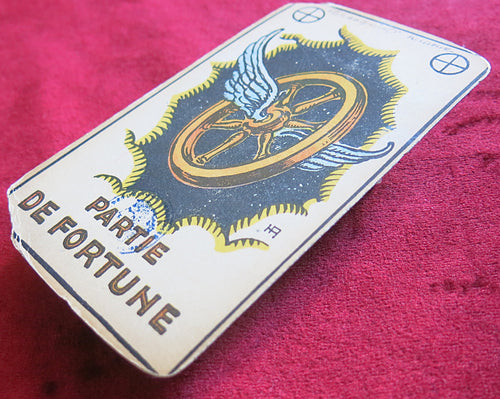 Rare CARD ONLY 1924 Astrological Card – Partie de Fortune – Georges Muchery System