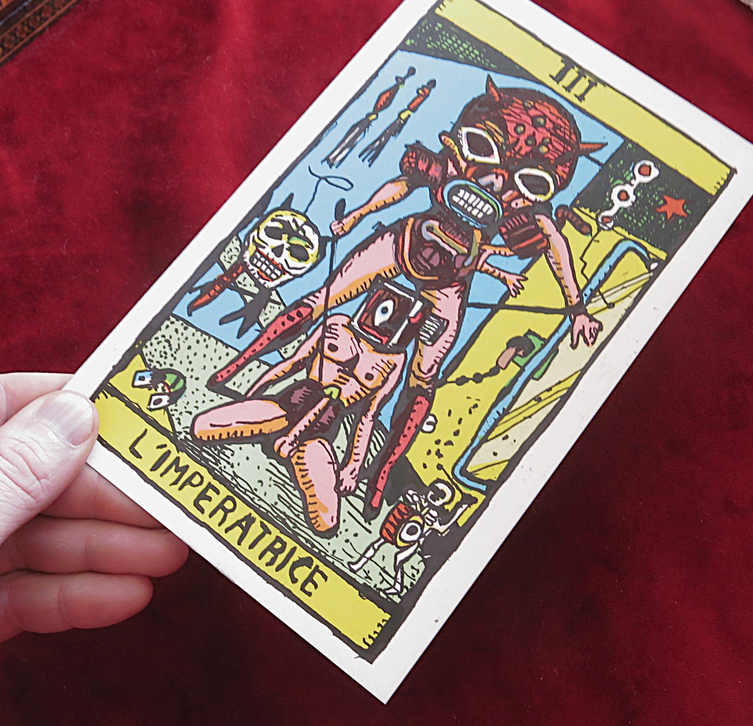 Tarosado Tarot Card – The Empress (III) by Pakito Bolino – Limited Edition of 200